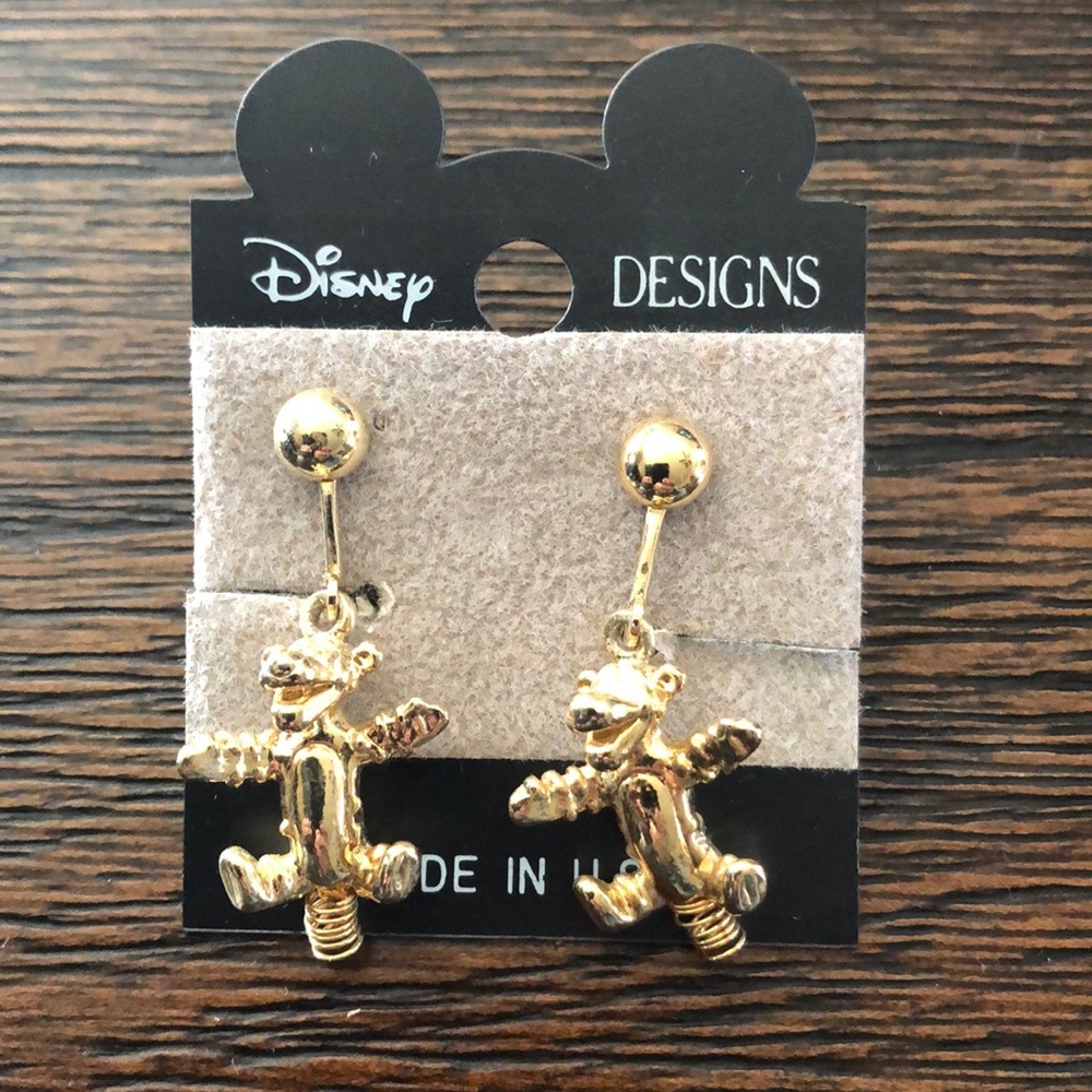 Tigger clip on earrings